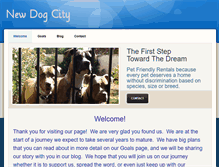 Tablet Screenshot of newdogcity.com